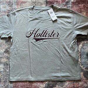 Hollister Heather Gray Crewneck Tee